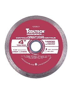Diamond Saw Blade 4-1/2" Hot Press Continuous Rim