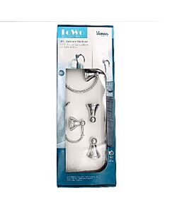 3PC Venus Bathroom Hardware Set Wall Mount Chrome