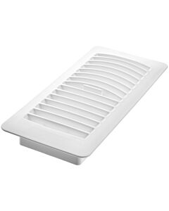 Floor Register Plastic 4" X 10" White