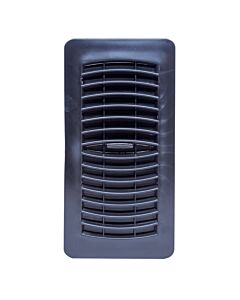 Floor Register Plastic 4" X 10" Black