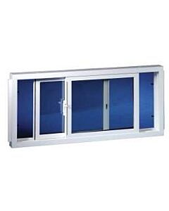 32X20 Utility Double Slider Window Clear