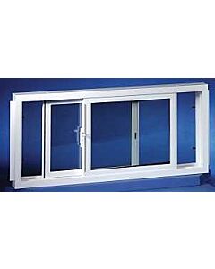 32X24 Utility Double Slider Window Clear
