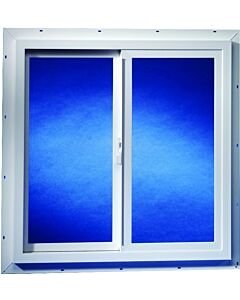36X36 Utility Slider Window Clear Tempered