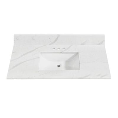 31" X 22" Engineered Marble Vanity Top