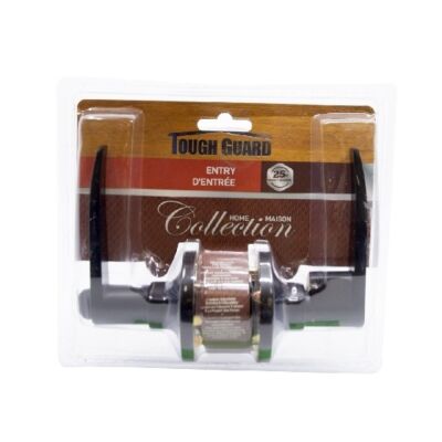 TG Entry Door Lever Black