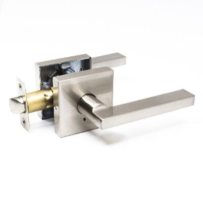 TG Privacy Door Lever Square Satin Nickle