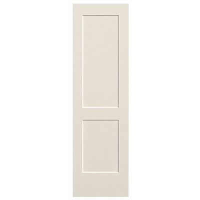 24" Monroe 2-Panel Smooth Interior Door Slab – Primed White