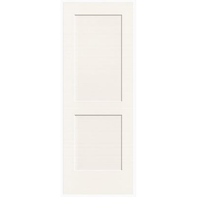 30" Monroe 2-Panel Smooth Interior Door Slab – Primed White