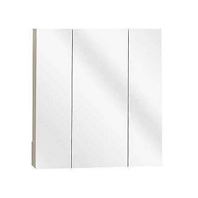 Medicine Cabinet Beveled Tri-view 24in (W) 4-1/2in (D) 26-1/4in (H) 3 Shelf