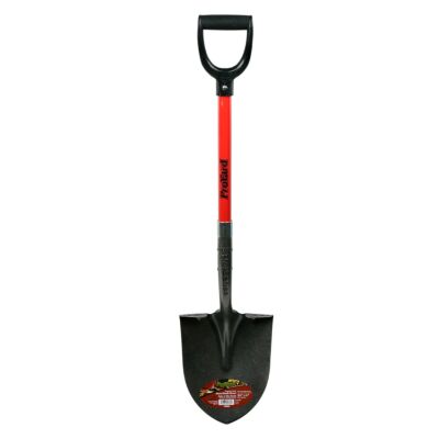41 1/2" Round Point Shovel – Fibreglass D-Handle