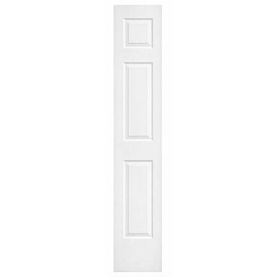 18" Colonial 6-Panel Textured Interior Door Slab – Primed White