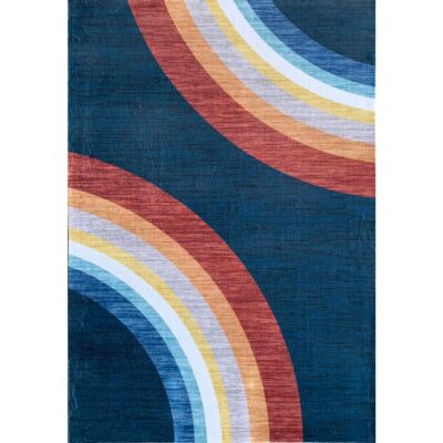DAISY NAVY 1102 5X8 RUG