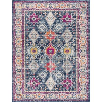 SPLASH NAVY 2801 7X10 RUG